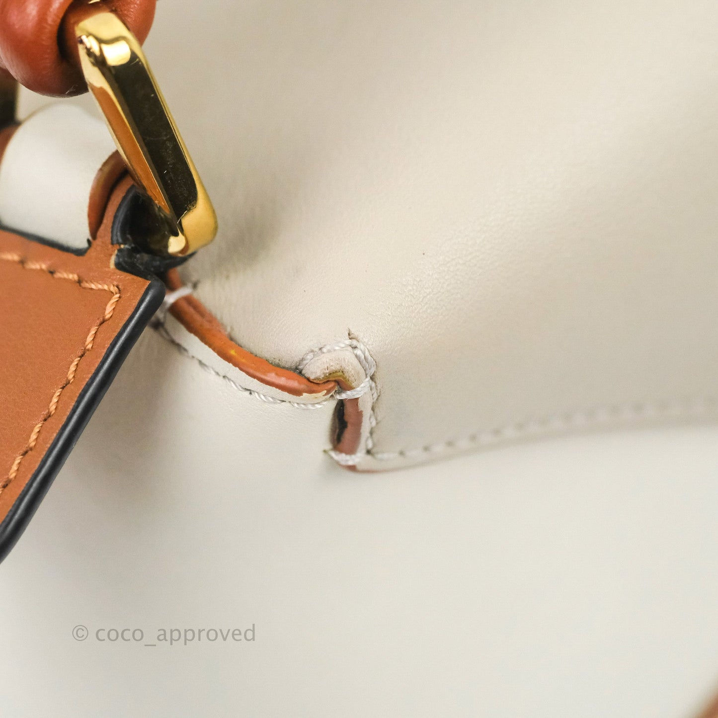 Loewe Small Puzzle Edge Bag Ghost/Soft White Nappa Calfskin