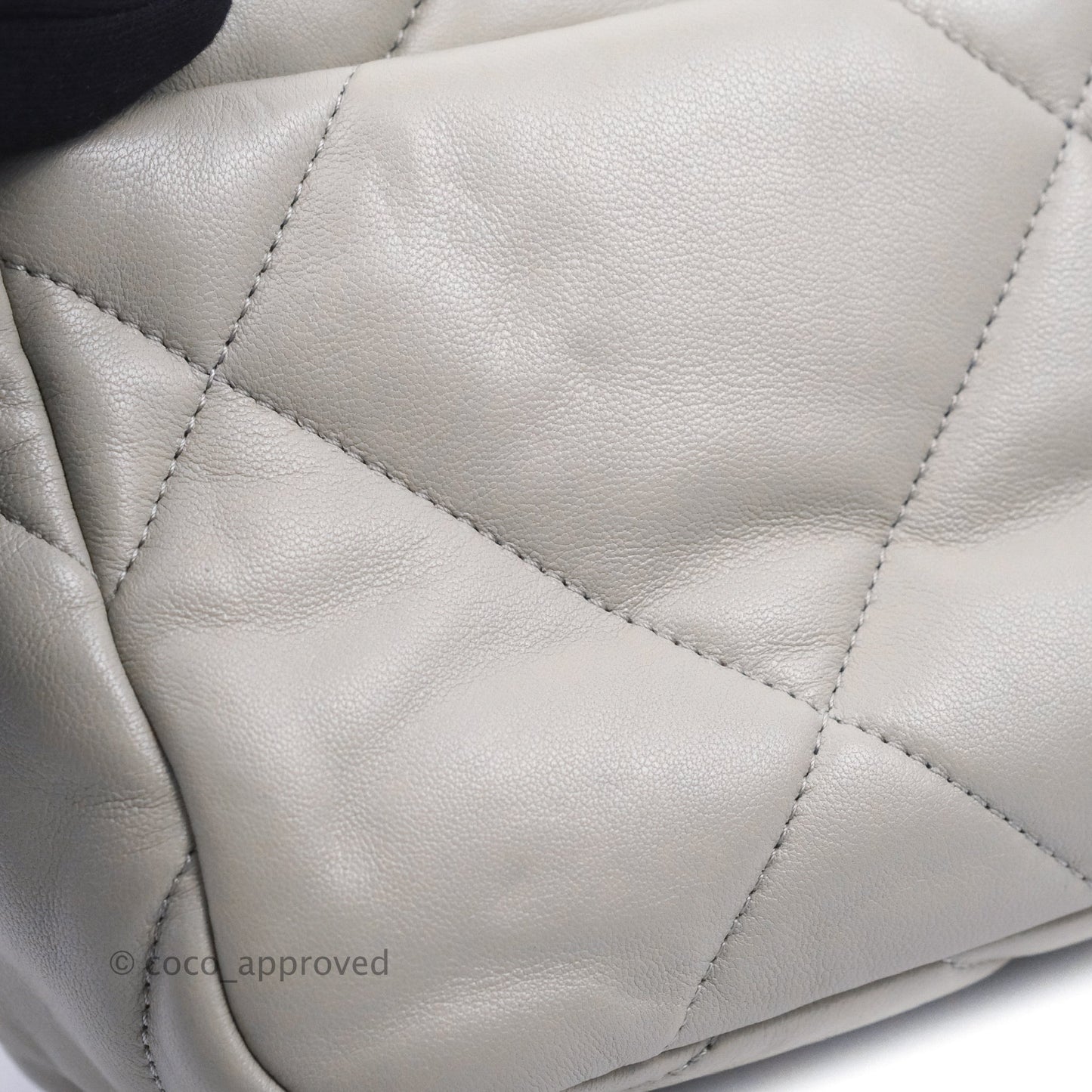 Chanel 19 Small Grey Mixed Hardware 22C