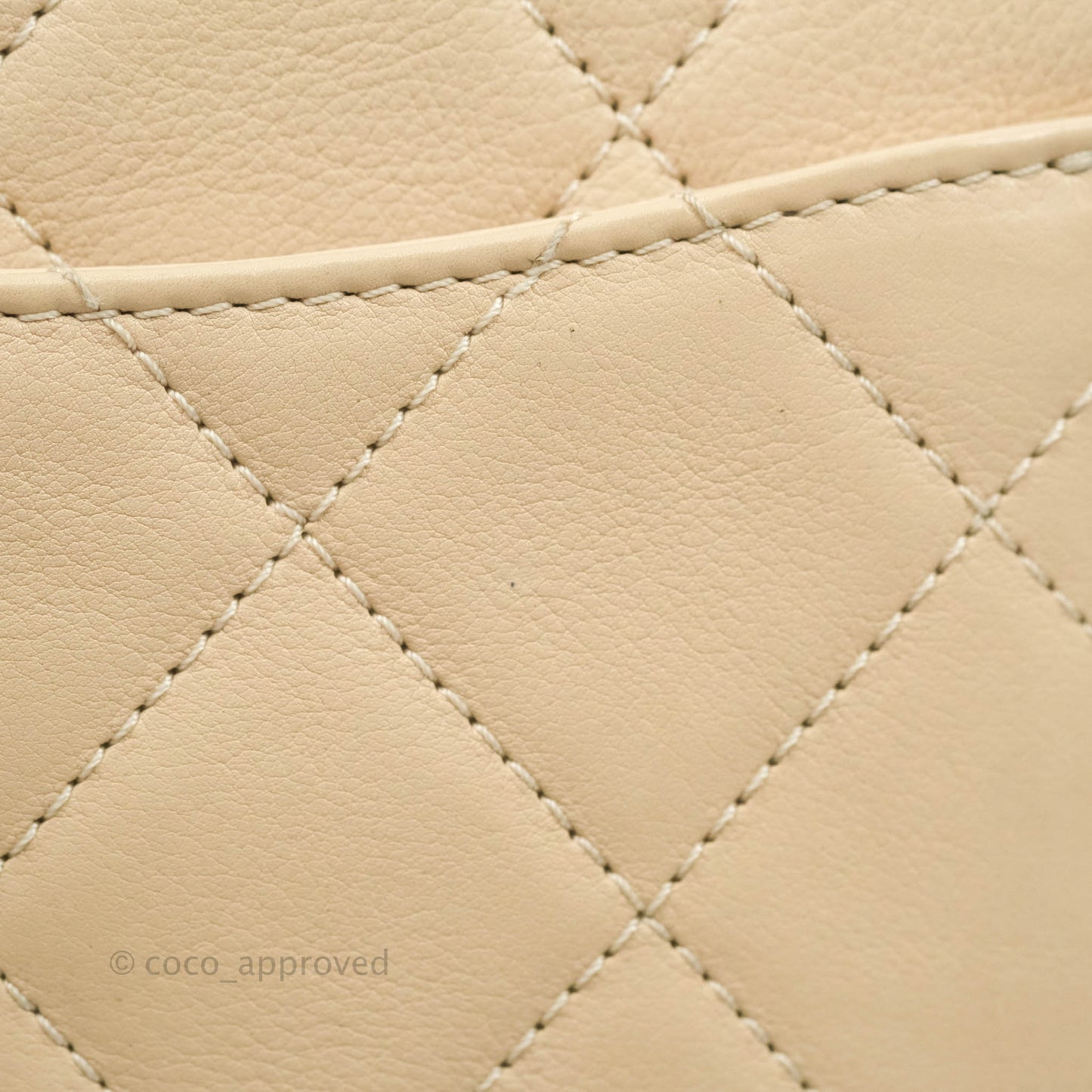 Chanel Small Gold Top Handle Bag Light Beige Lambskin Aged Gold Hardware