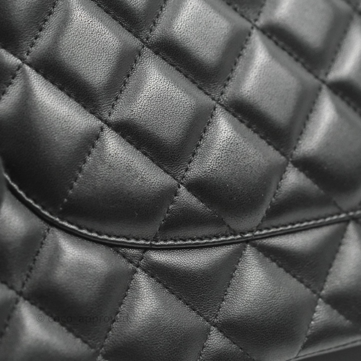 Chanel Jumbo Double Flap Black Lambskin Gold Hardware