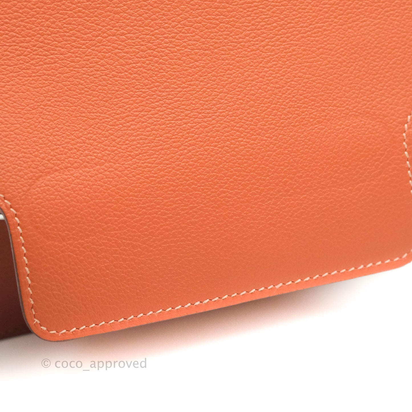 Hermès Roulis Mini 18 Blush Rose Jaipur Evercolor Palladium Hardware