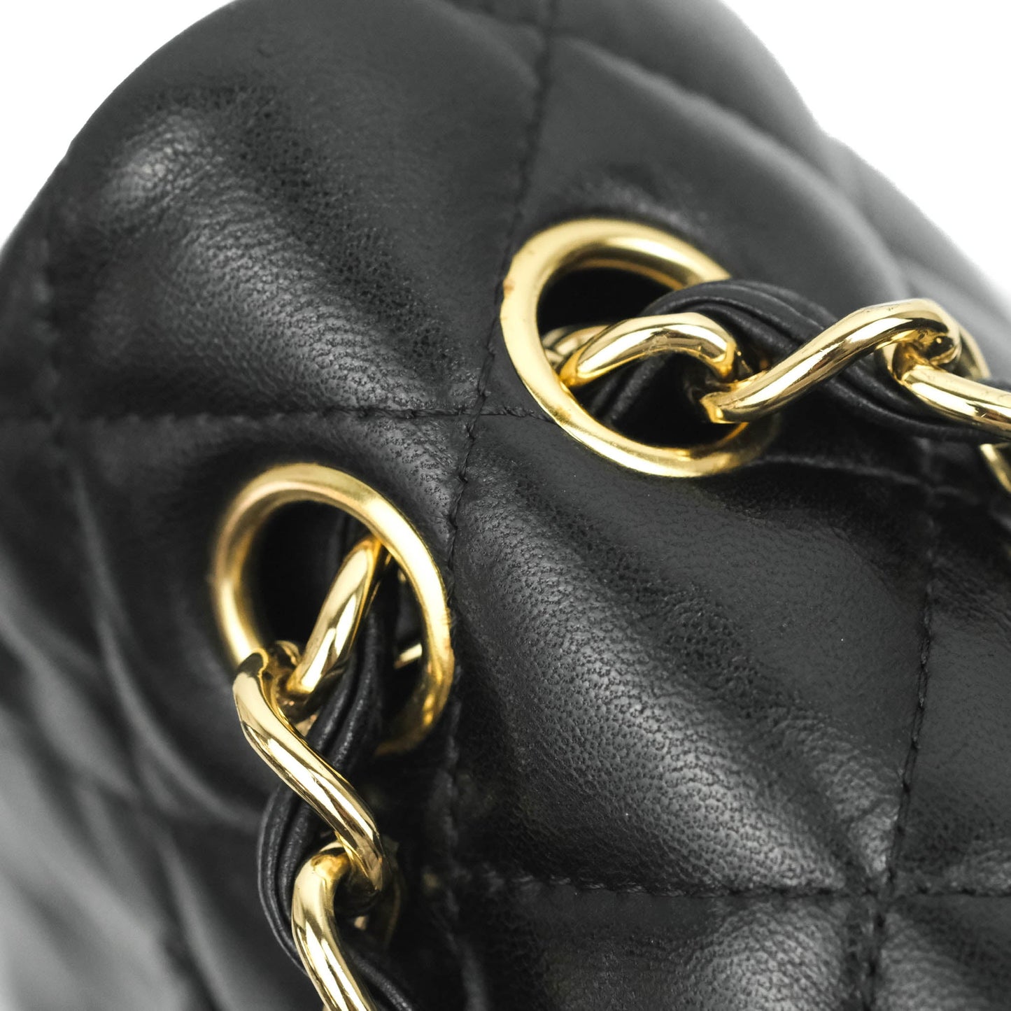 Chanel Jumbo Double Flap Black Lambskin Gold Hardware