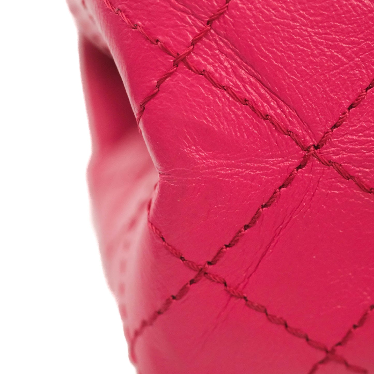 Chanel Mini Reissue 224 Fuschia Pink Aged Calfskin Aged Gold Hardware