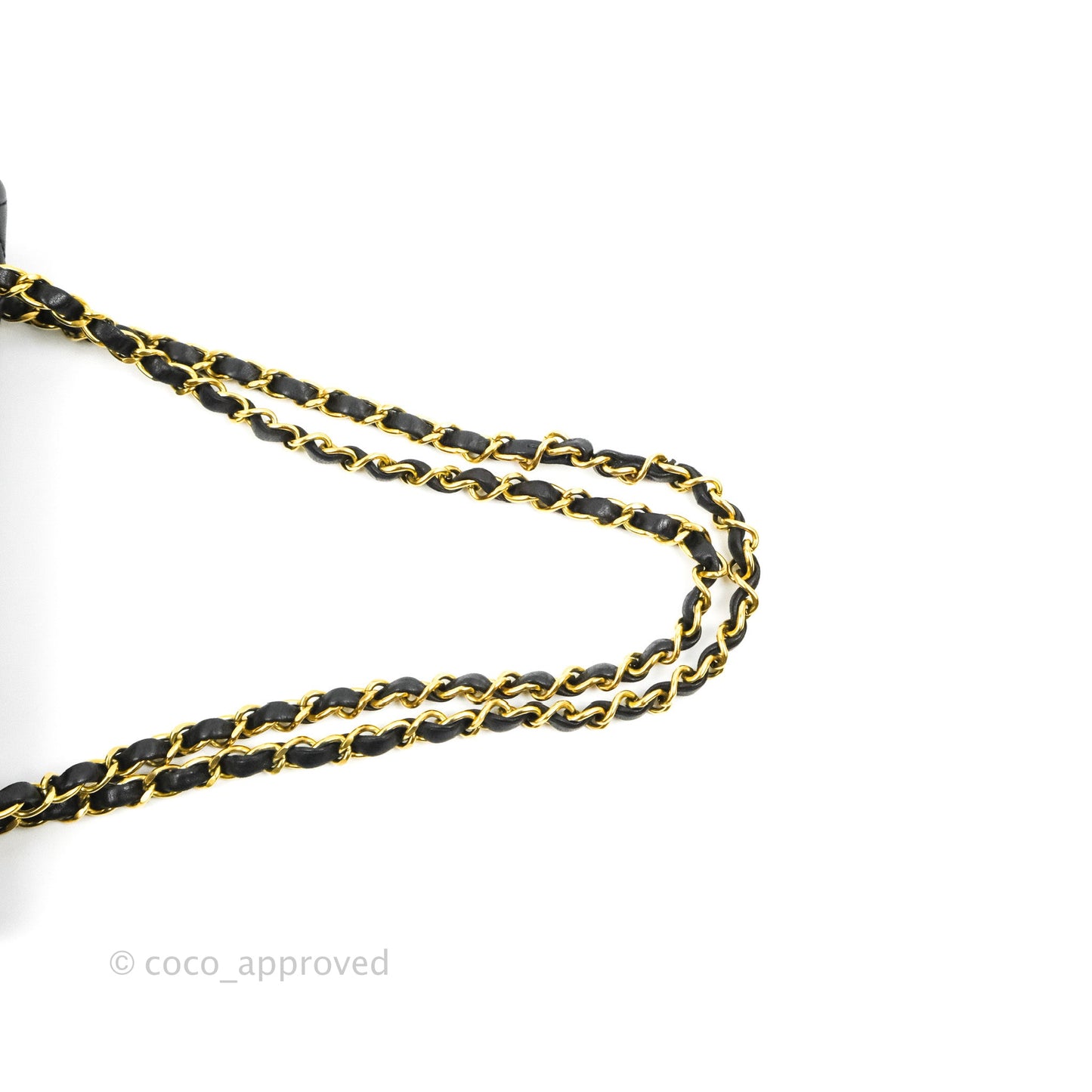 Chanel Vintage Classic Small S/M Flap Black Lambskin 24K Gold Hardware