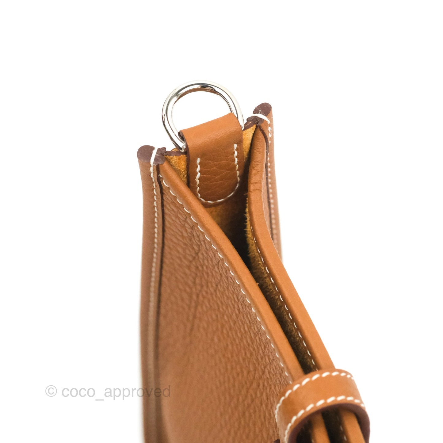 Hermès Mini Evelyne 16 Gold Clemence Palladium Hardware