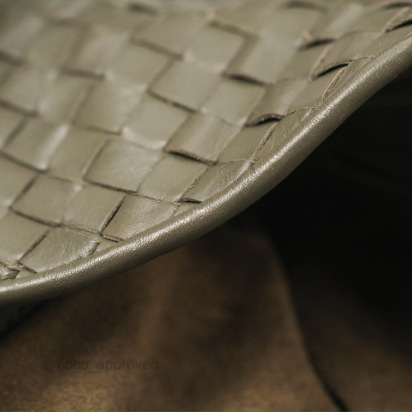 Bottega Veneta Medium Sloane Hobo Intrecciato Nappa Dark Olive Green