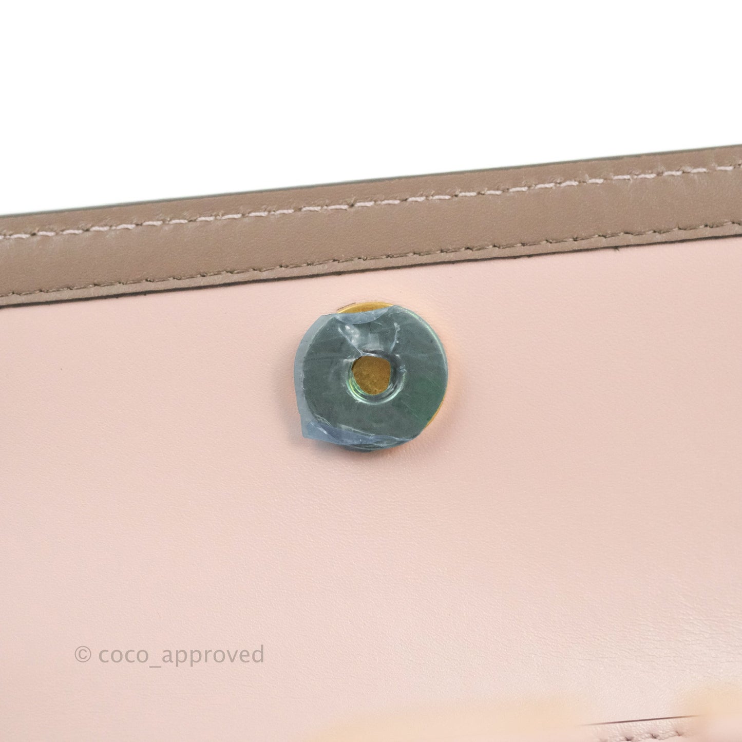Valentino Garavani Small Vsling Grainy Calfskin Bag Light Pink Aged Gold Hardware