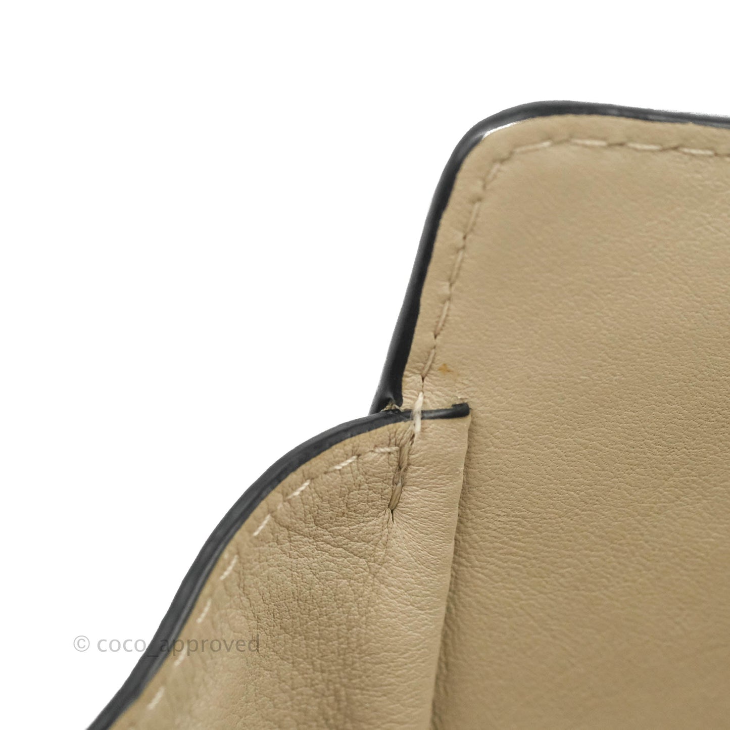 Loewe Mini Hammock Drawstring in Classic Beige Calfskin