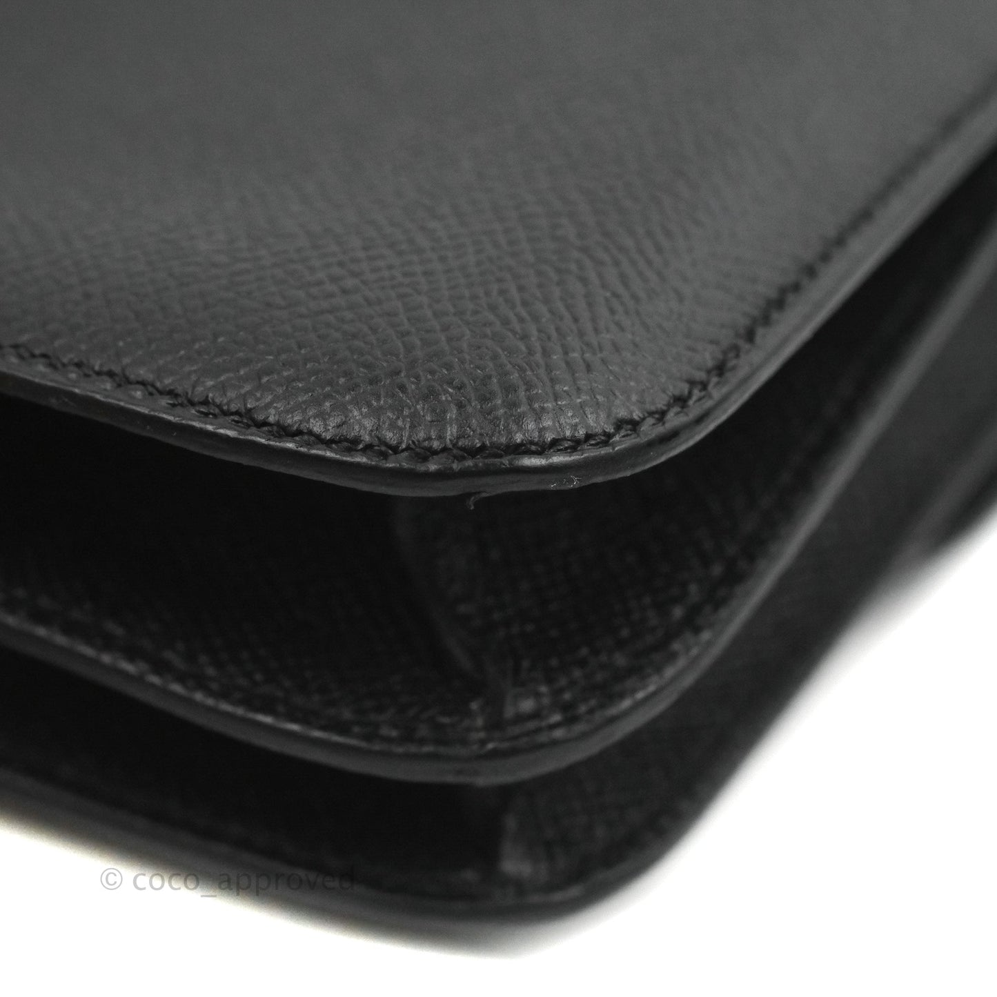 Hermès Constance Mini 18cm Black Epsom Gold Hardware