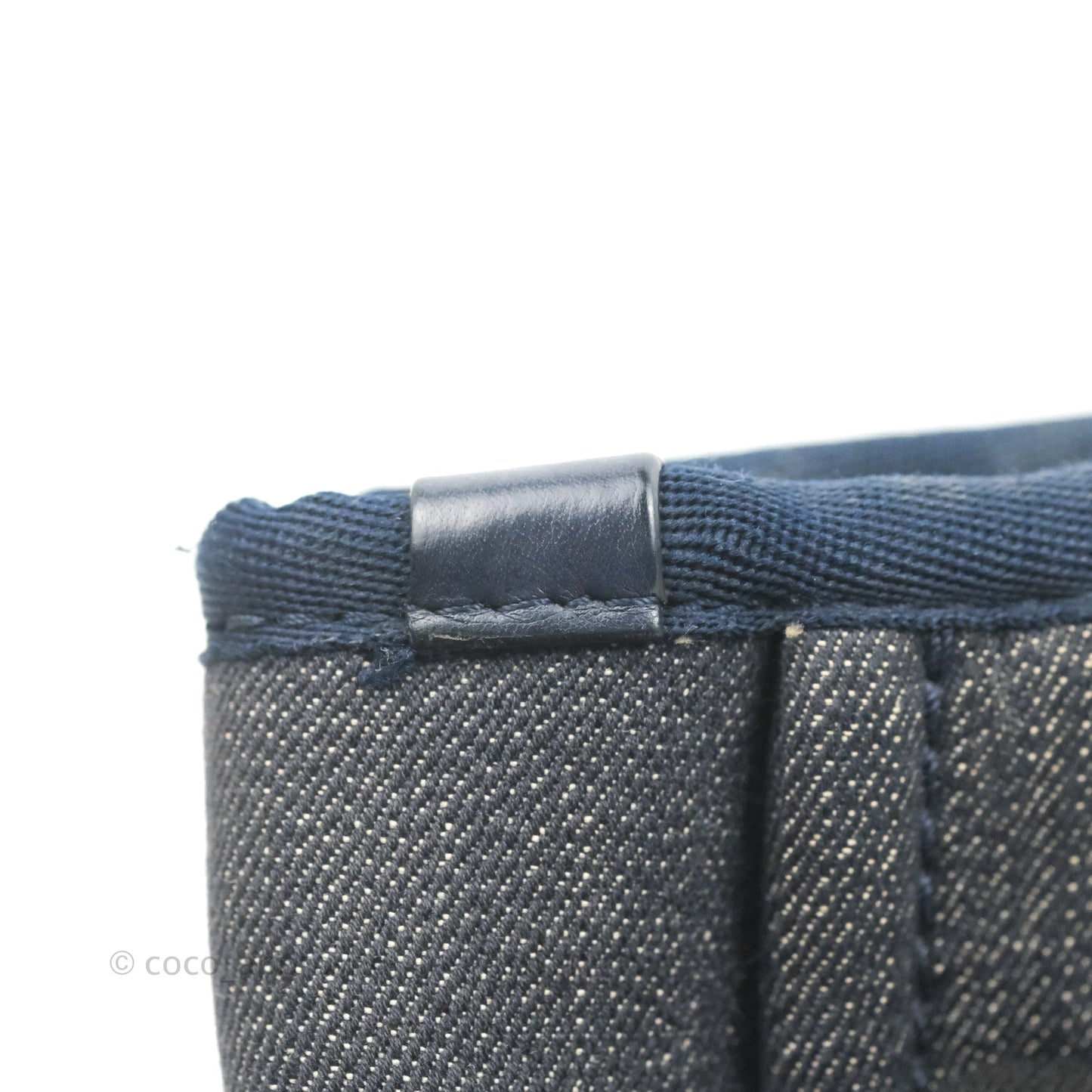 Chanel Mini Deauville Denim Gold Hardware Tote