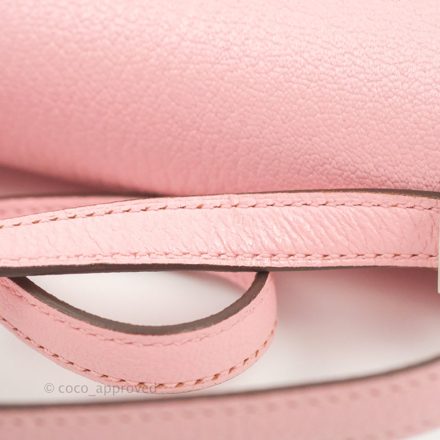 Hermès Constance III Mini 18cm Sakura Chevre Mysore Palladium Hardware