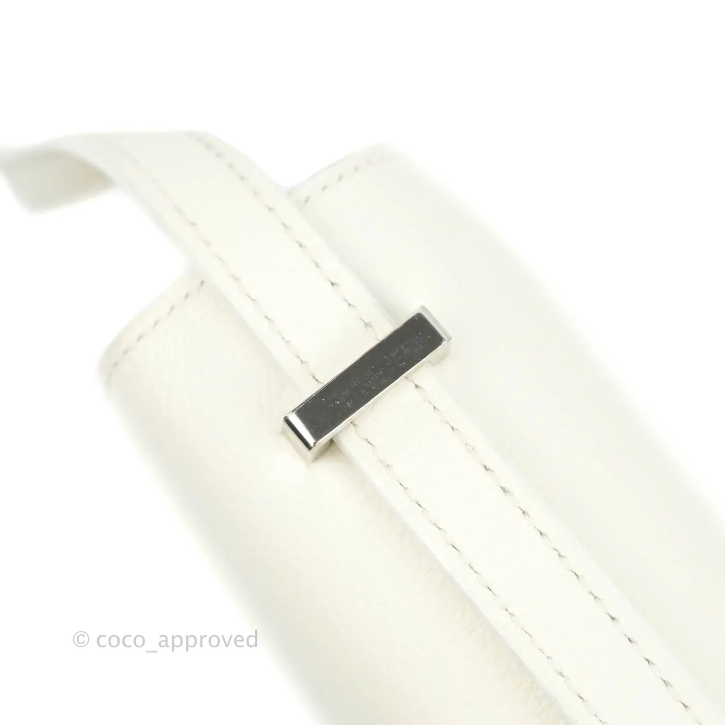 Hermès Constance HSS Mini 18cm White Evercolor Palladium Hardware