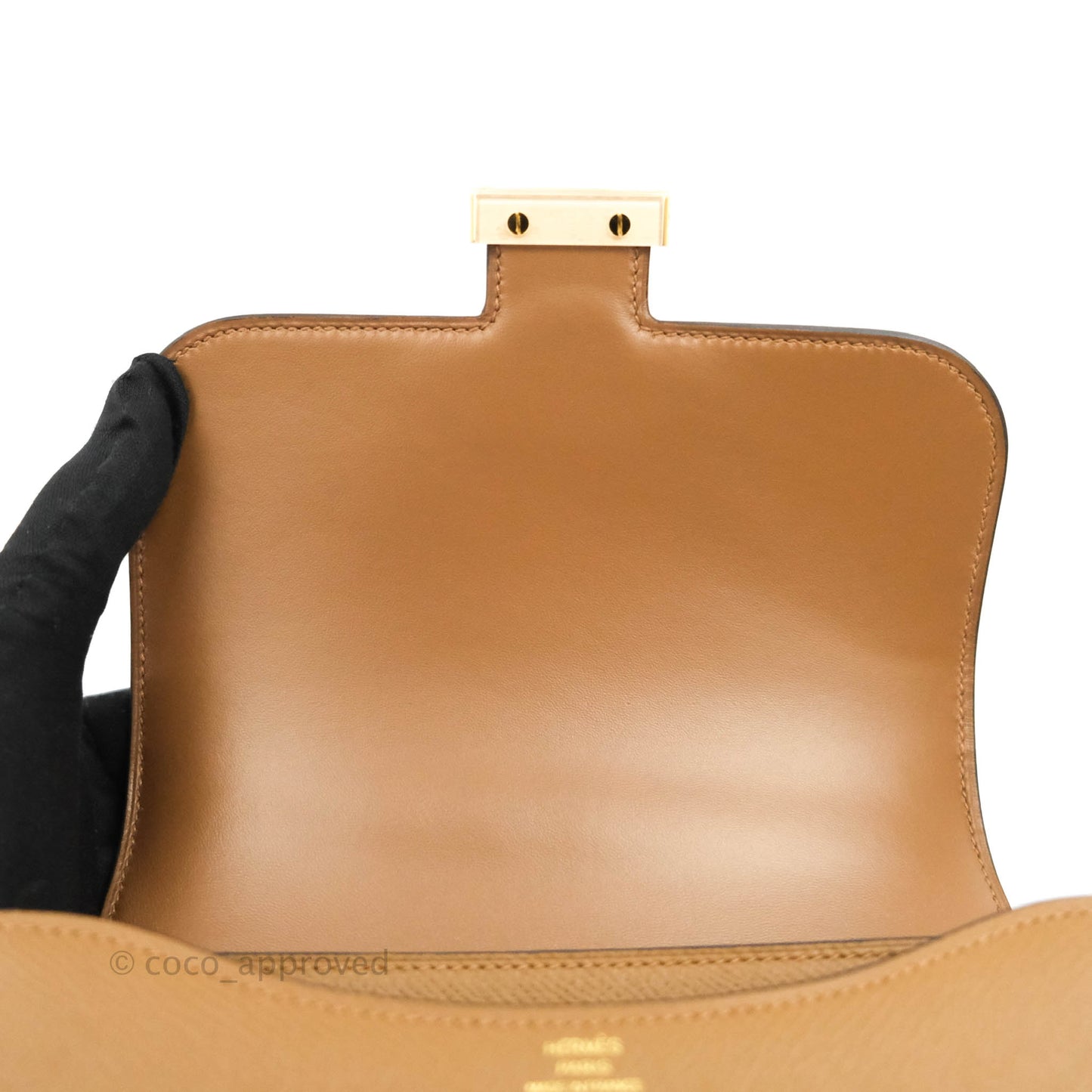 Hermès Constance Mini 18cm Alezan Epsom Gold Hardware