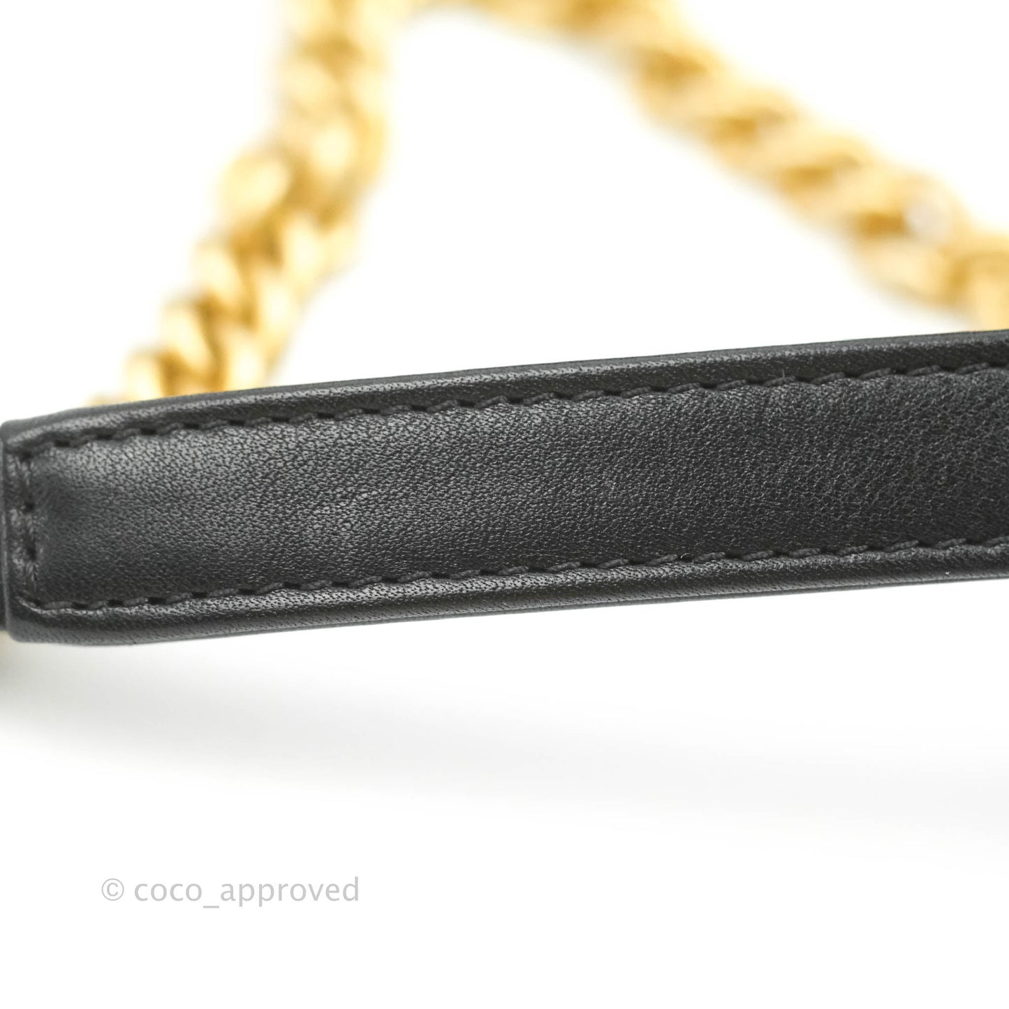 Chanel Small Button Up Camera Case Bag Black Calfskin Grosgrain Aged Gold Hardware