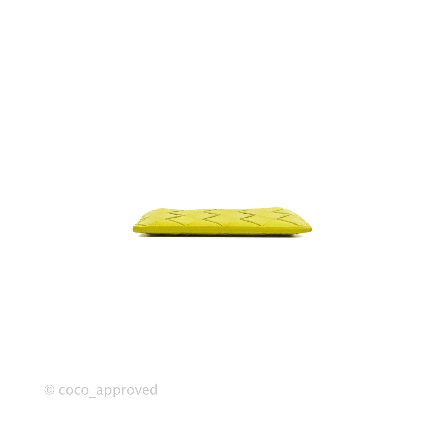 Bottega Veneta Intrecciato Card Holder Kiwi