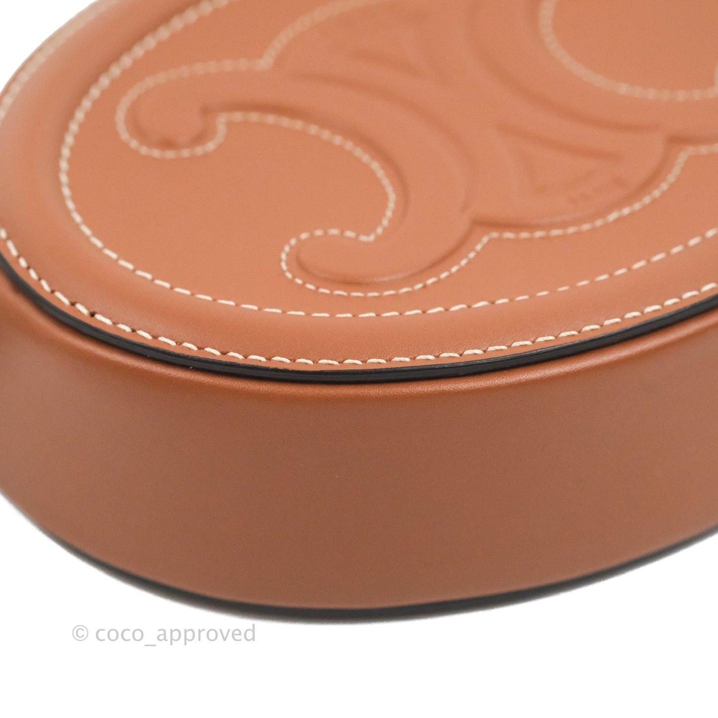 Celine Oval Bag Cuir Triophe Tan Calfskin