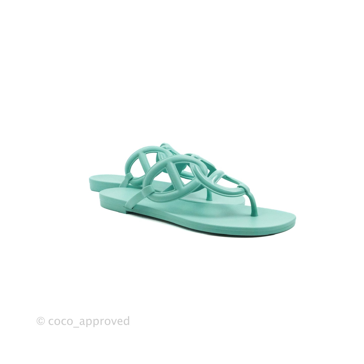 Hermes Egerie Sandal Green Size 35