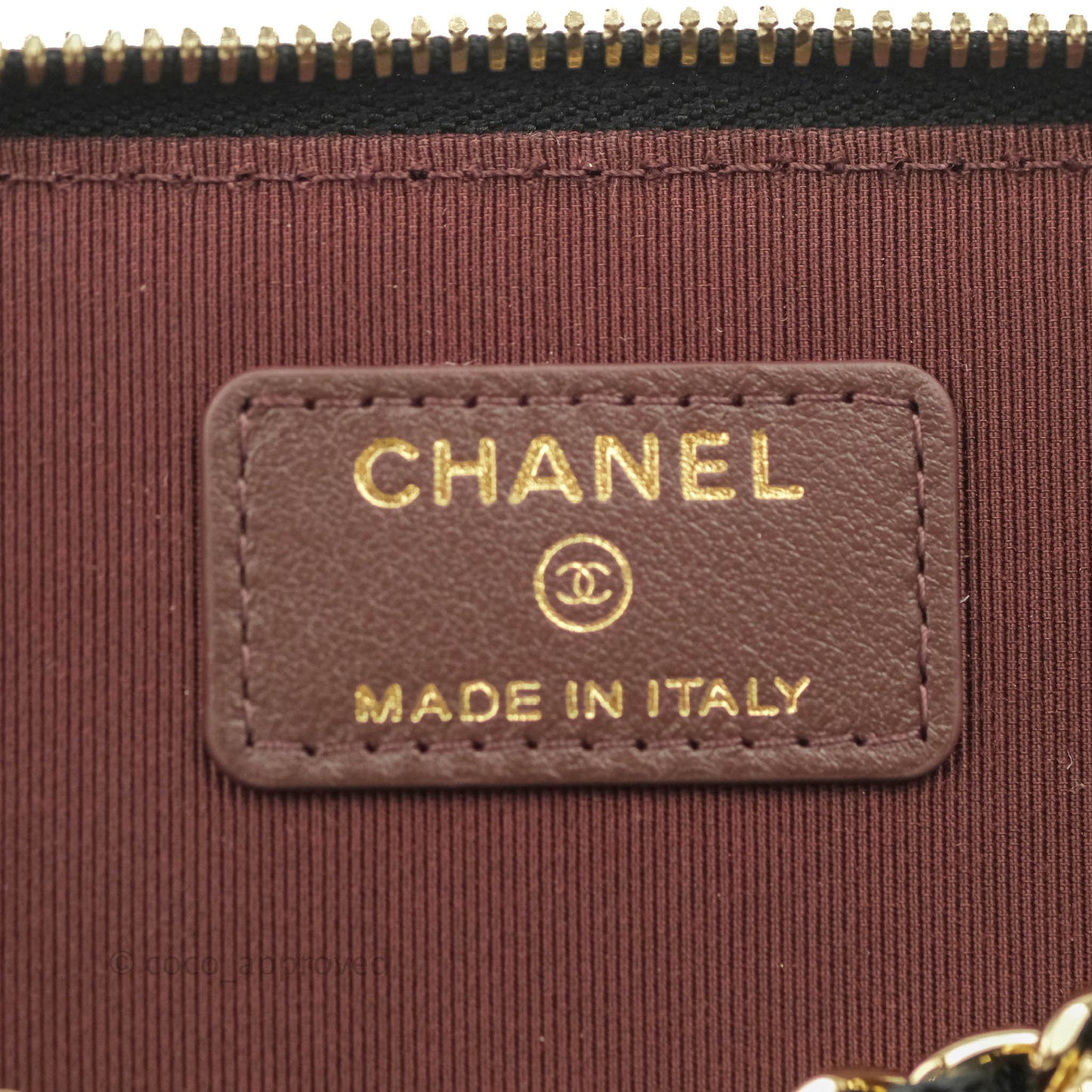 Chanel Vanity with Classic Chain Black Caviar Gold Hardware