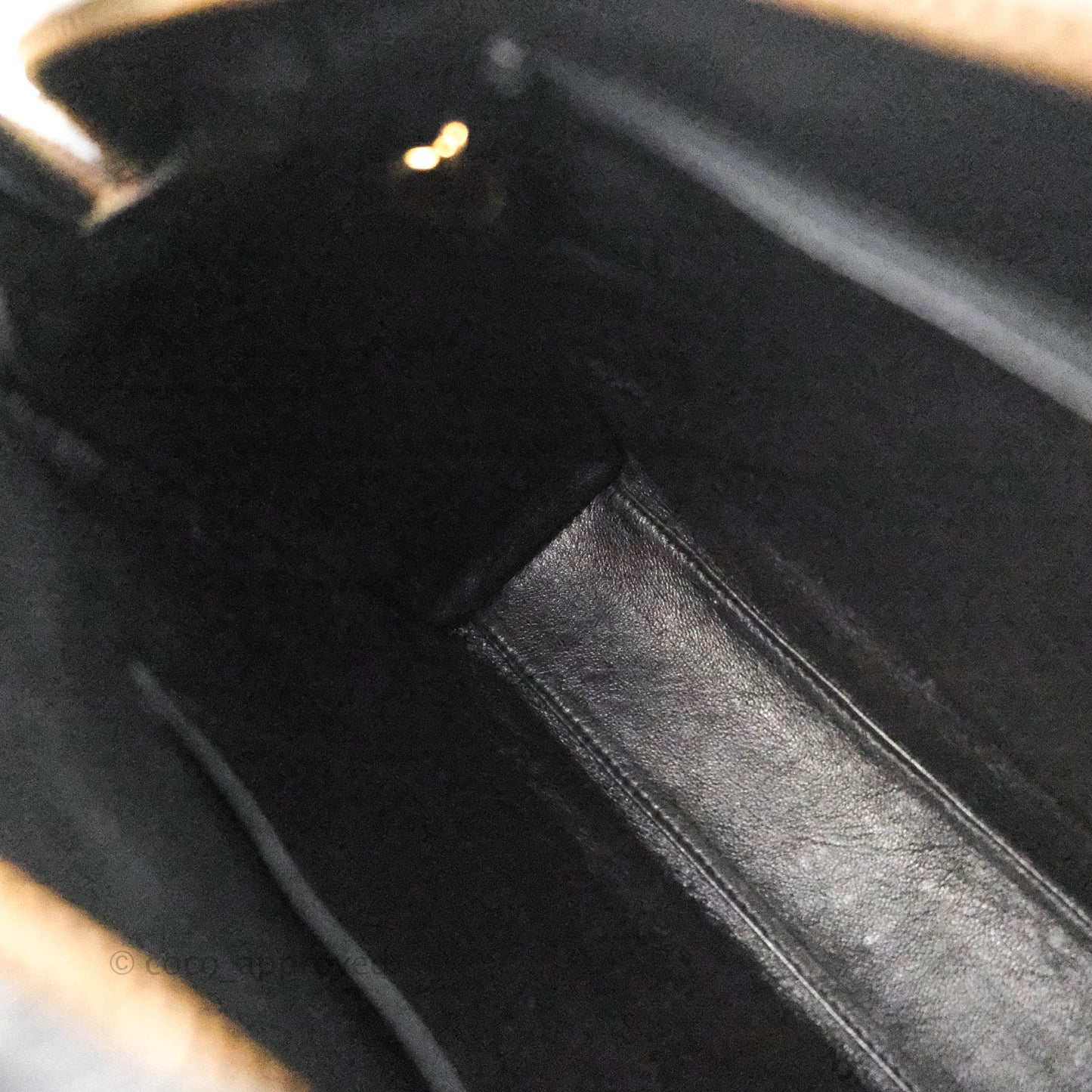 Chanel Vintage Large Camera Bag Black Caviar Gold Hardware