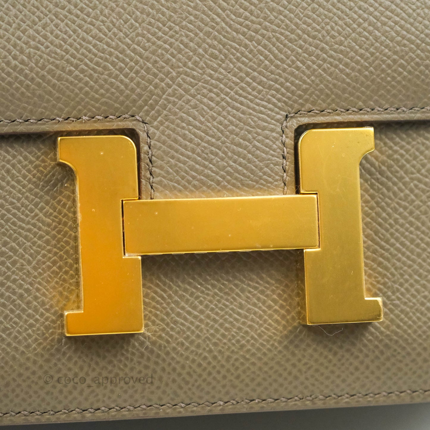 Hermès Constance Mini 18cm Etaine Epsom Gold Hardware