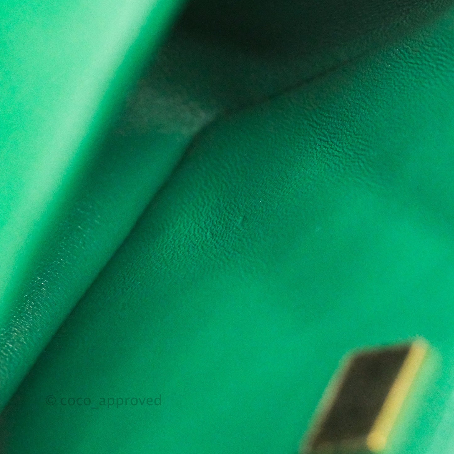 Chanel Mini Reissue 224 Green Aged Calfskin Aged Gold Hardware