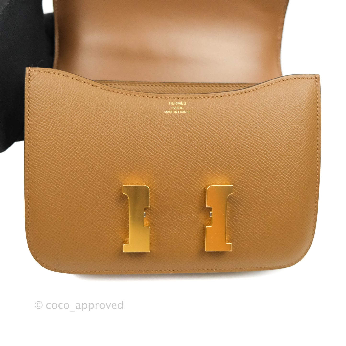 Hermès Constance Mini 18cm Alezan Epsom Gold Hardware