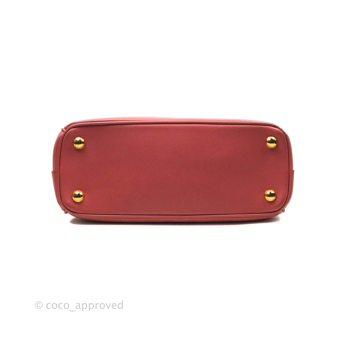 Prada Small Saffiano Lux Pink Tamaris Galleria Bag