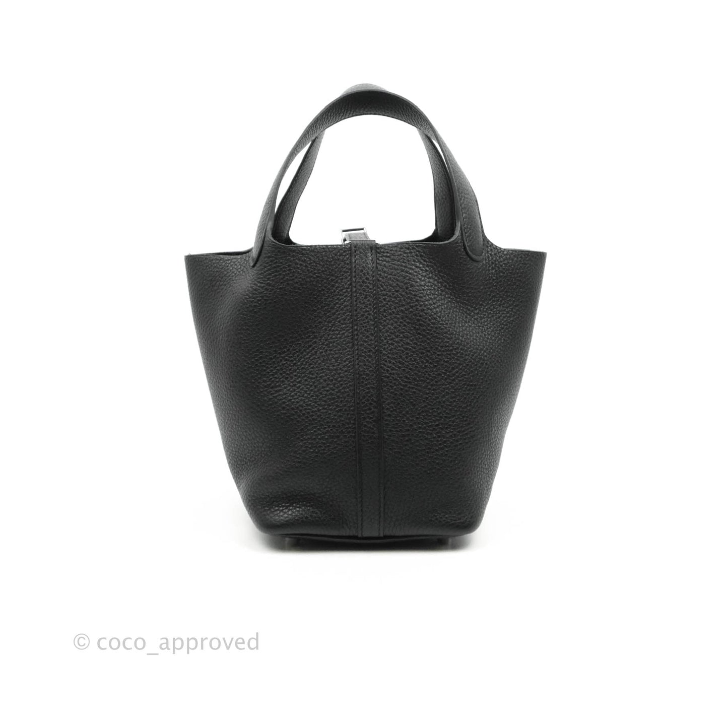 Hermès Taurillon Clemence Picotin Lock 18 PM Black Palladium Hardware