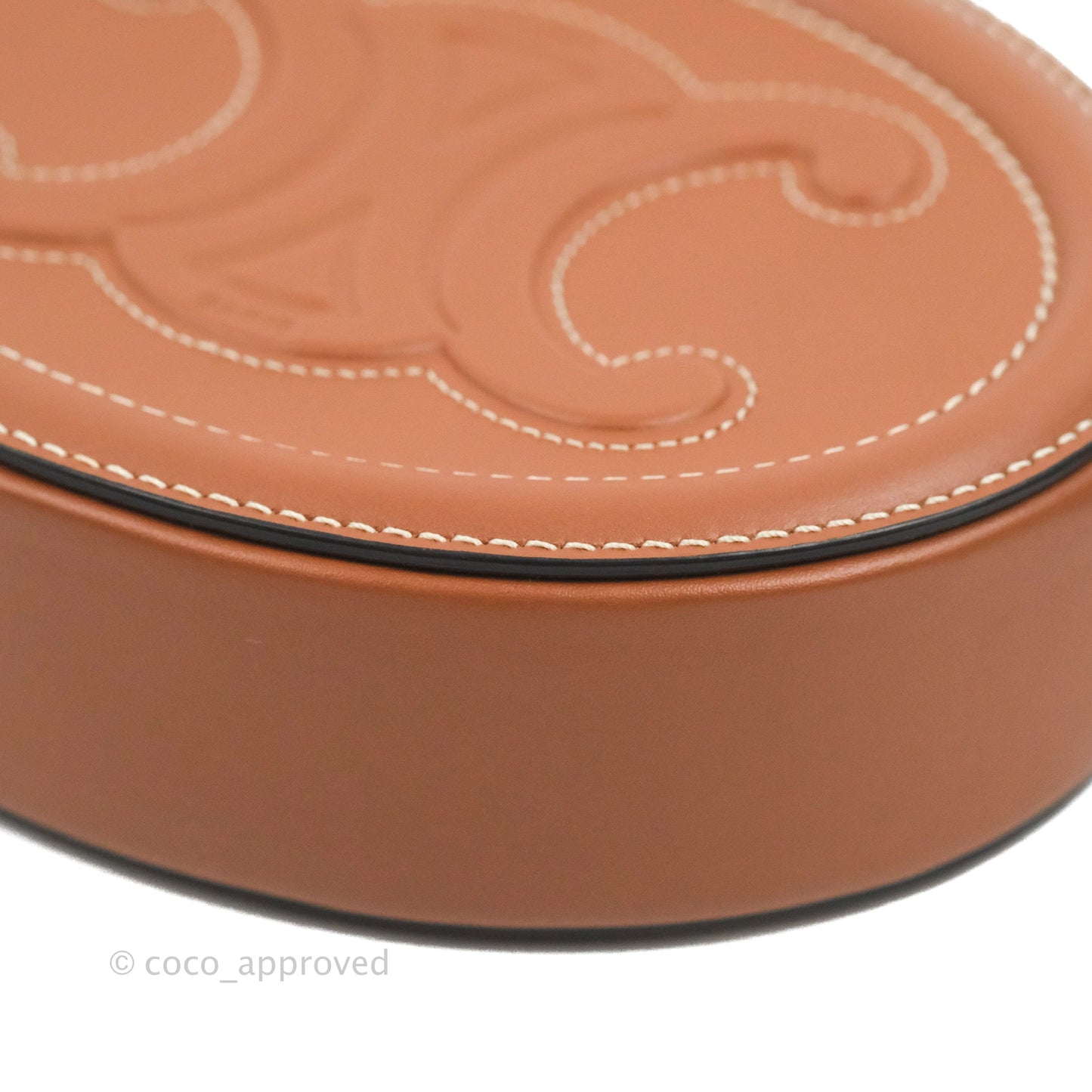 Celine Oval Bag Cuir Triophe Tan Calfskin