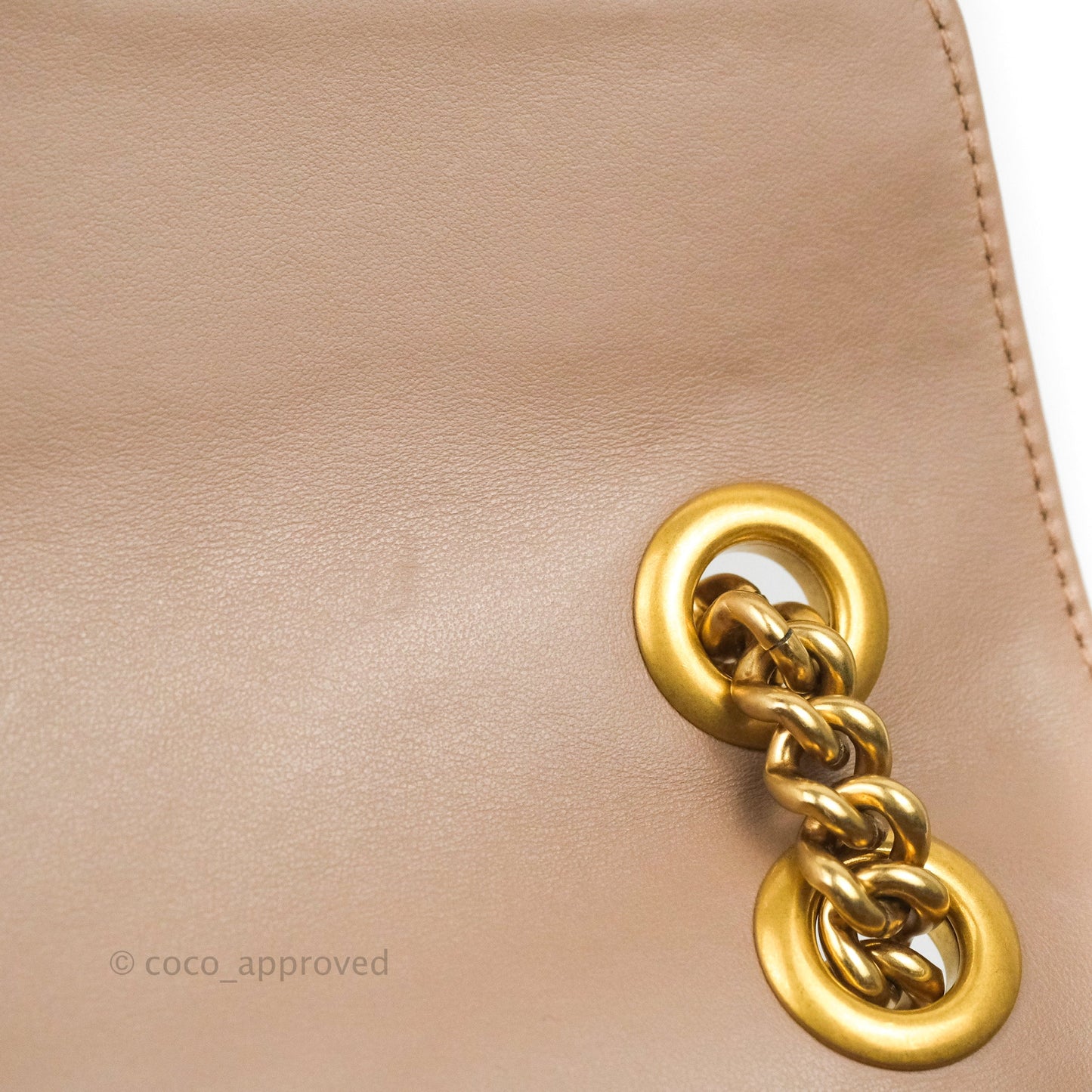 Gucci GG Marmont Matelassé Leather Small Bag Dusty Pink