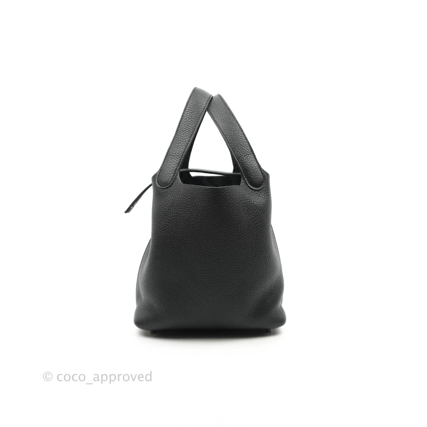 Hermès Taurillon Clemence Picotin Lock 18 PM Black Palladium Hardware