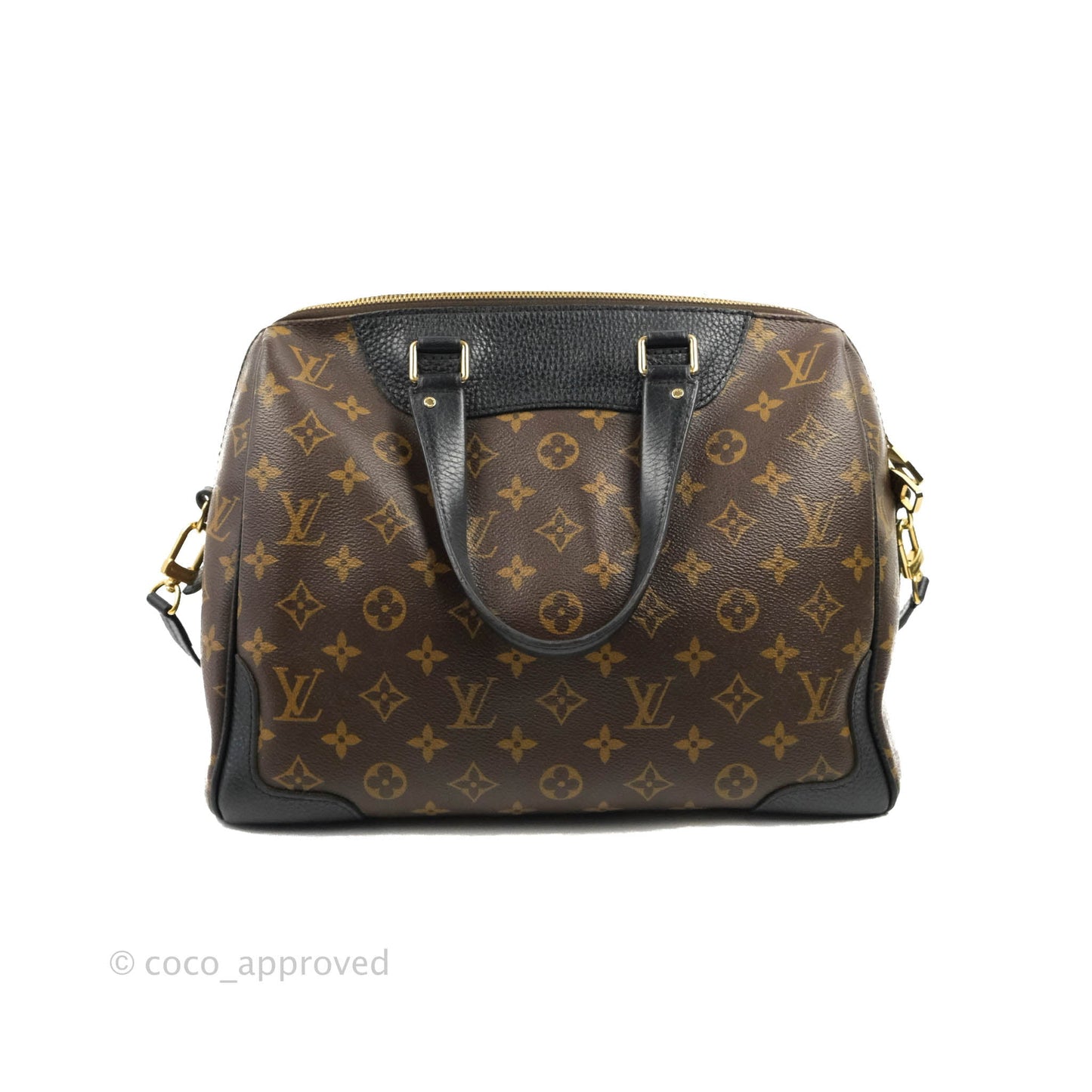 Louis Vuitton Monogram Retiro NM Black