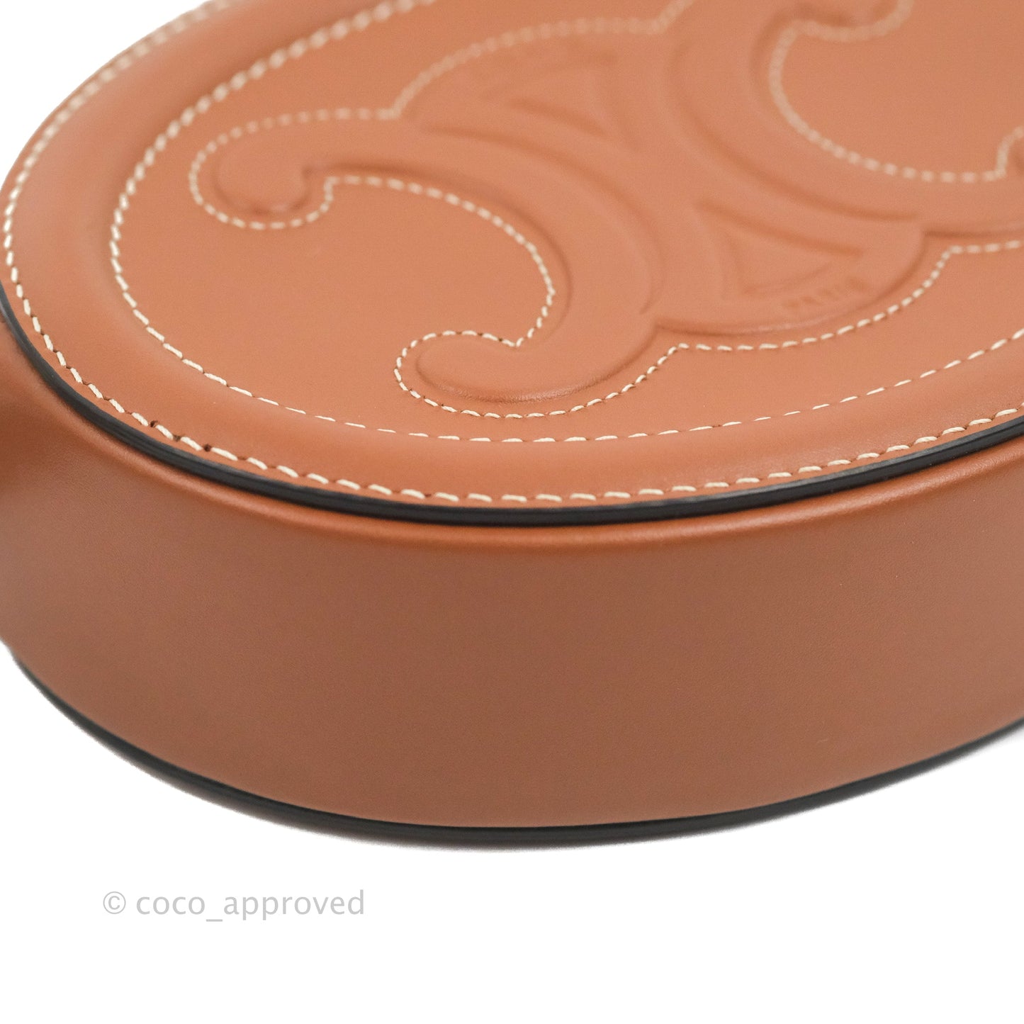 Celine Oval Bag Cuir Triophe Tan Calfskin