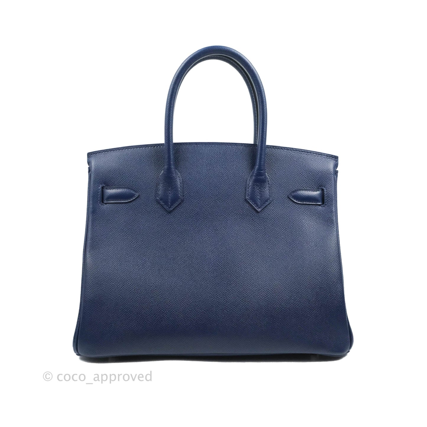 Hermès Birkin 30 Blue Sapphire Epsom Palladium Hardware