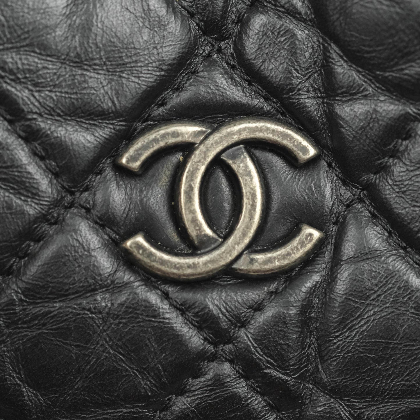 Chanel Small Gabrielle Backpack Black Aged Calfskin