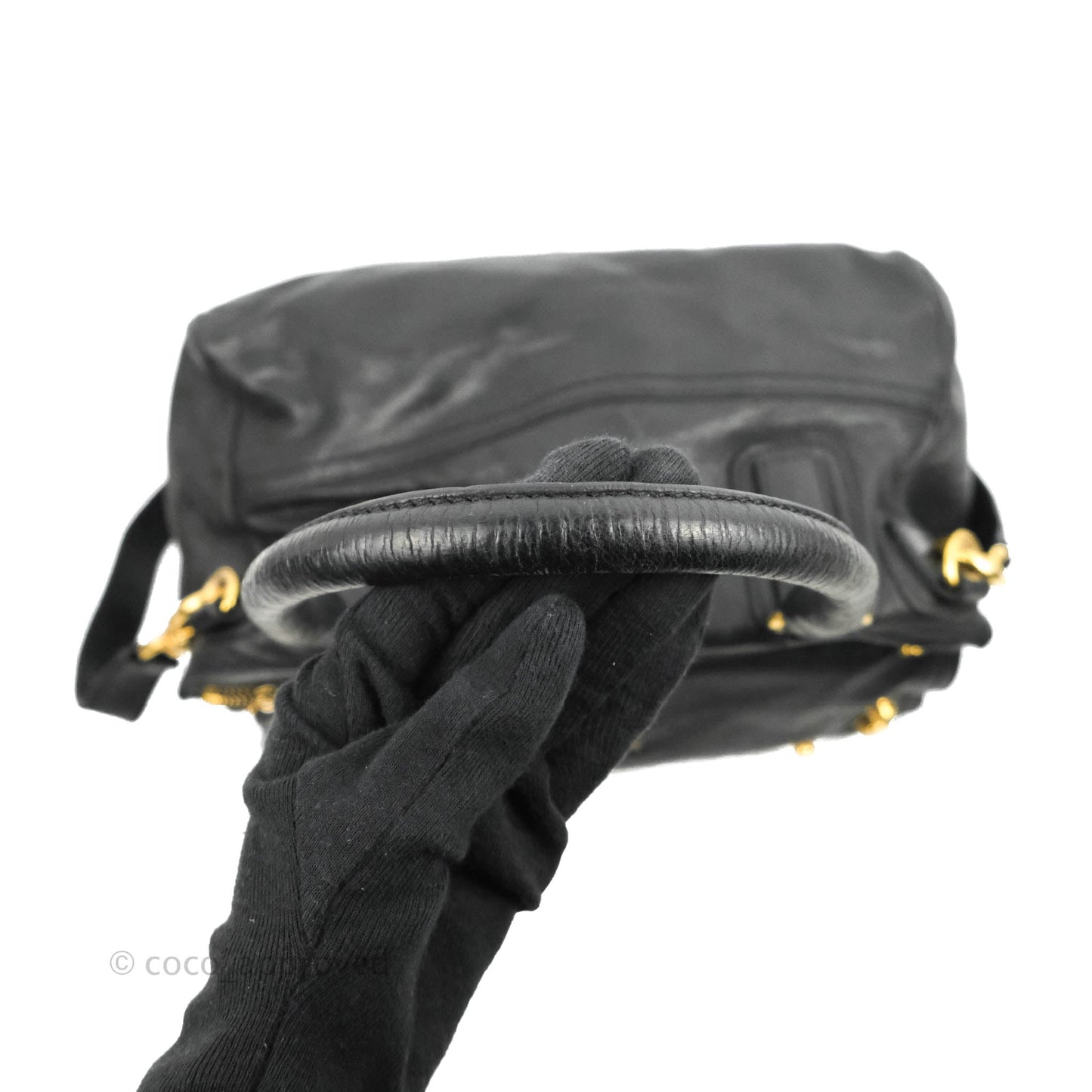 Givenchy Pandora Medium Black Leather Shoulder Bag