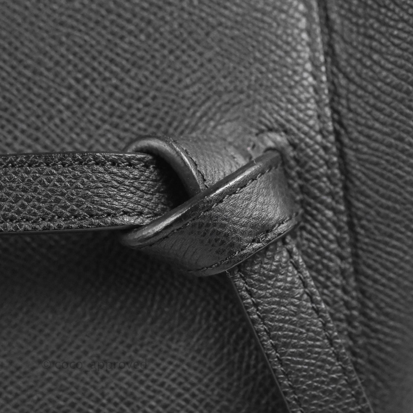 Celine Mini Belt Bag Black Grained Calfskin Gold Hardware