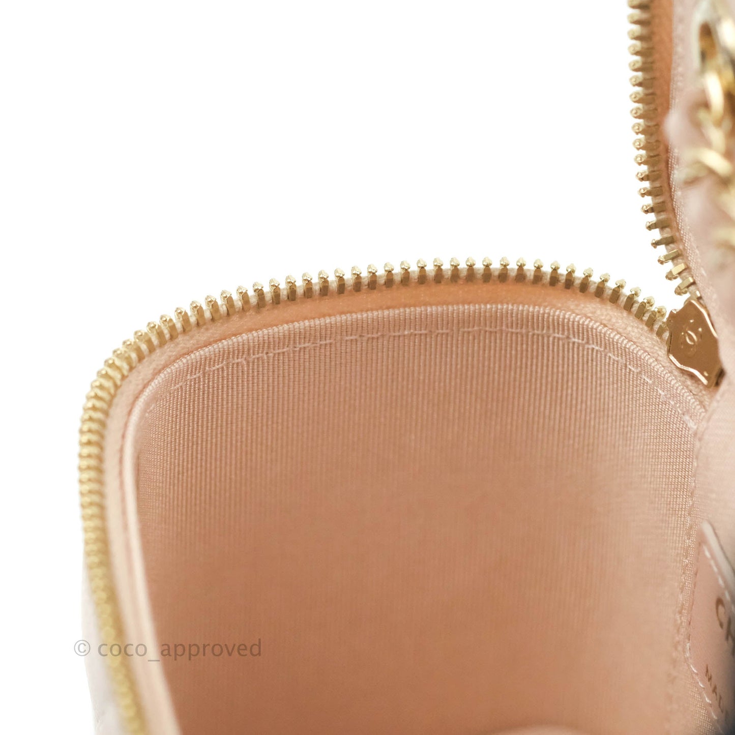 Chanel Classic Mini Vanity With Chain Light Pink Caviar Gold Hardware