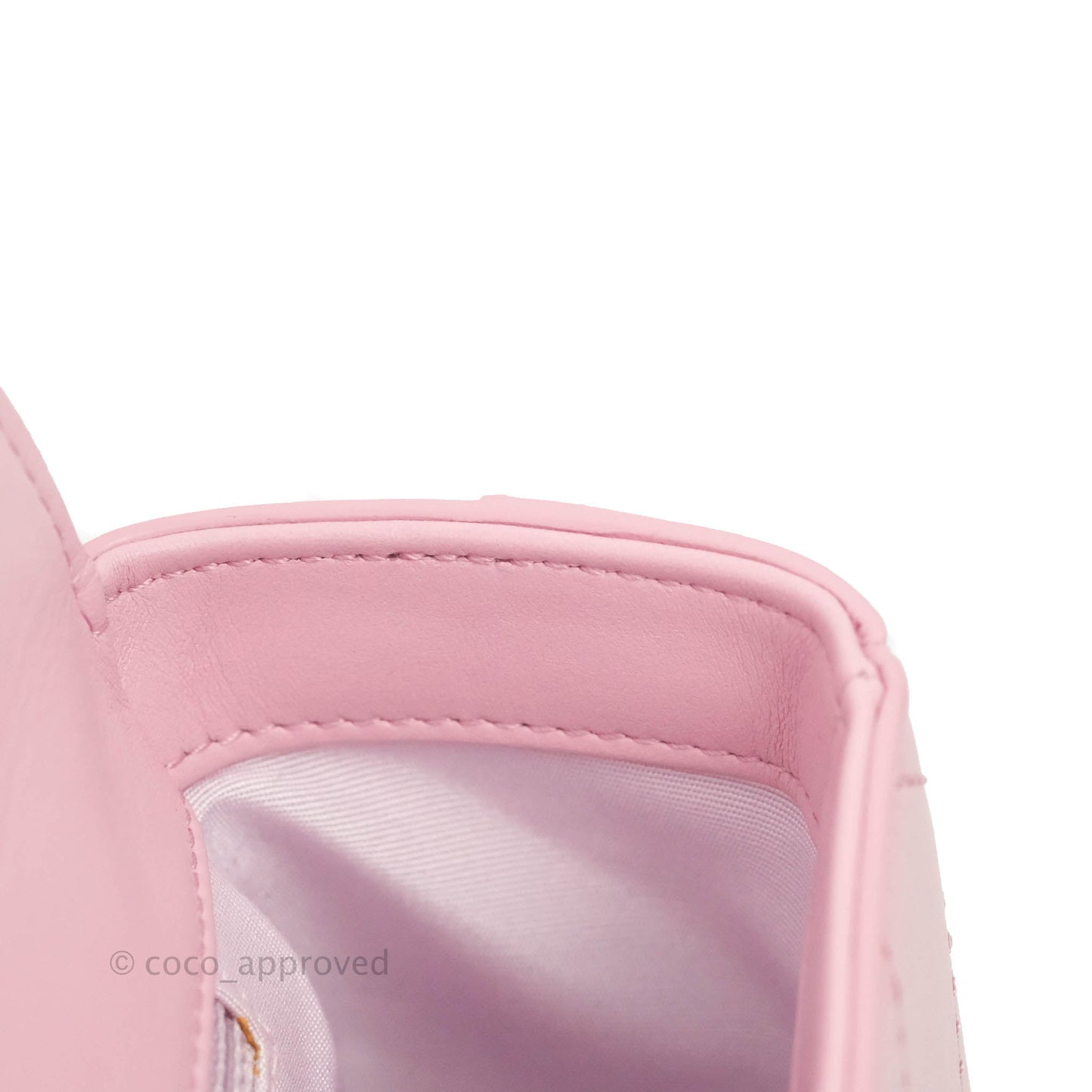 Chanel Stitched Ring My Bag Flap Crossbody Pink Calfskin