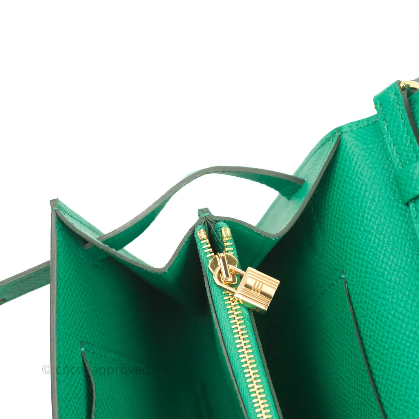 Hermès Kelly To Go Wallet Veau Epsom 06 Vert Jade Gold Hardware