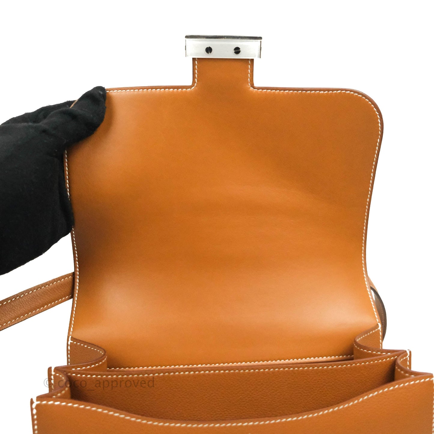 Hermès Constance 24 Gold Evercolor Palladium Hardware