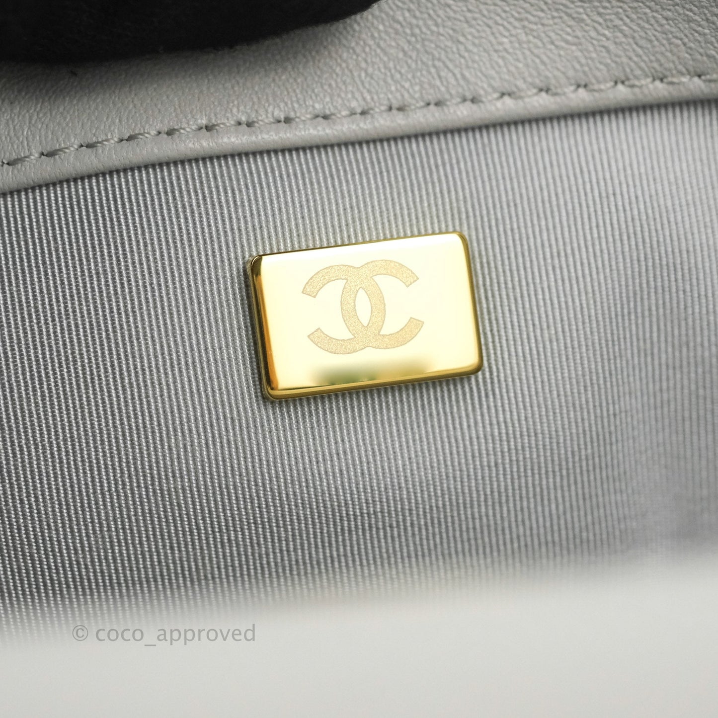 Chanel 19 Small Grey Mixed Hardware 21A