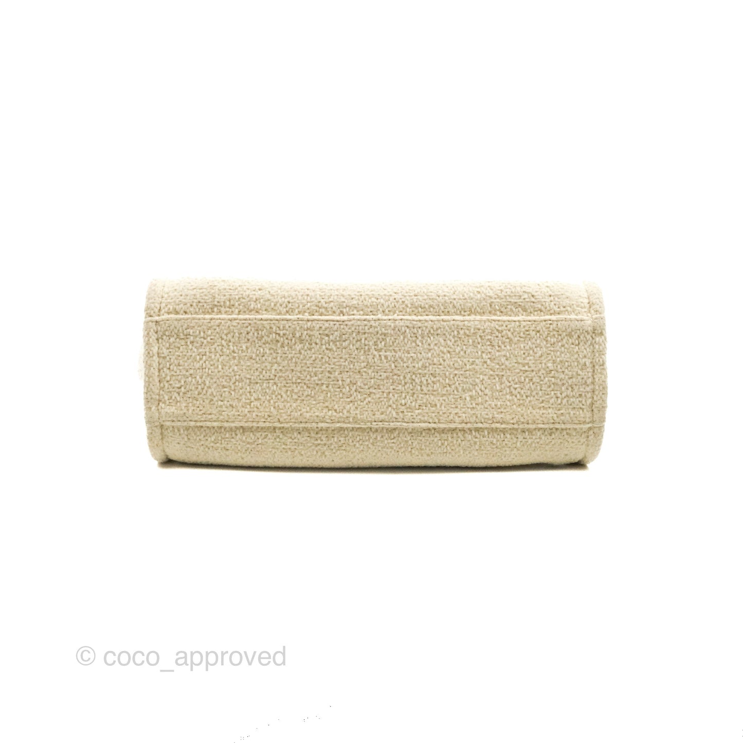 Chanel Medium Deauville Tote Ivory Lurex Boucle 19A