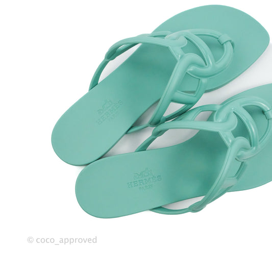 Hermes Egerie Sandal Green Size 35