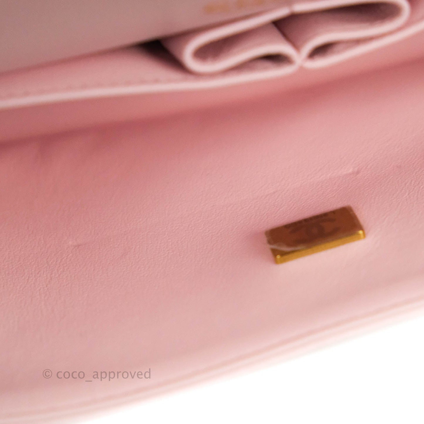 Chanel Classic M/L Medium Flap Quilted Light Pink Caviar Gold Hardware 22P