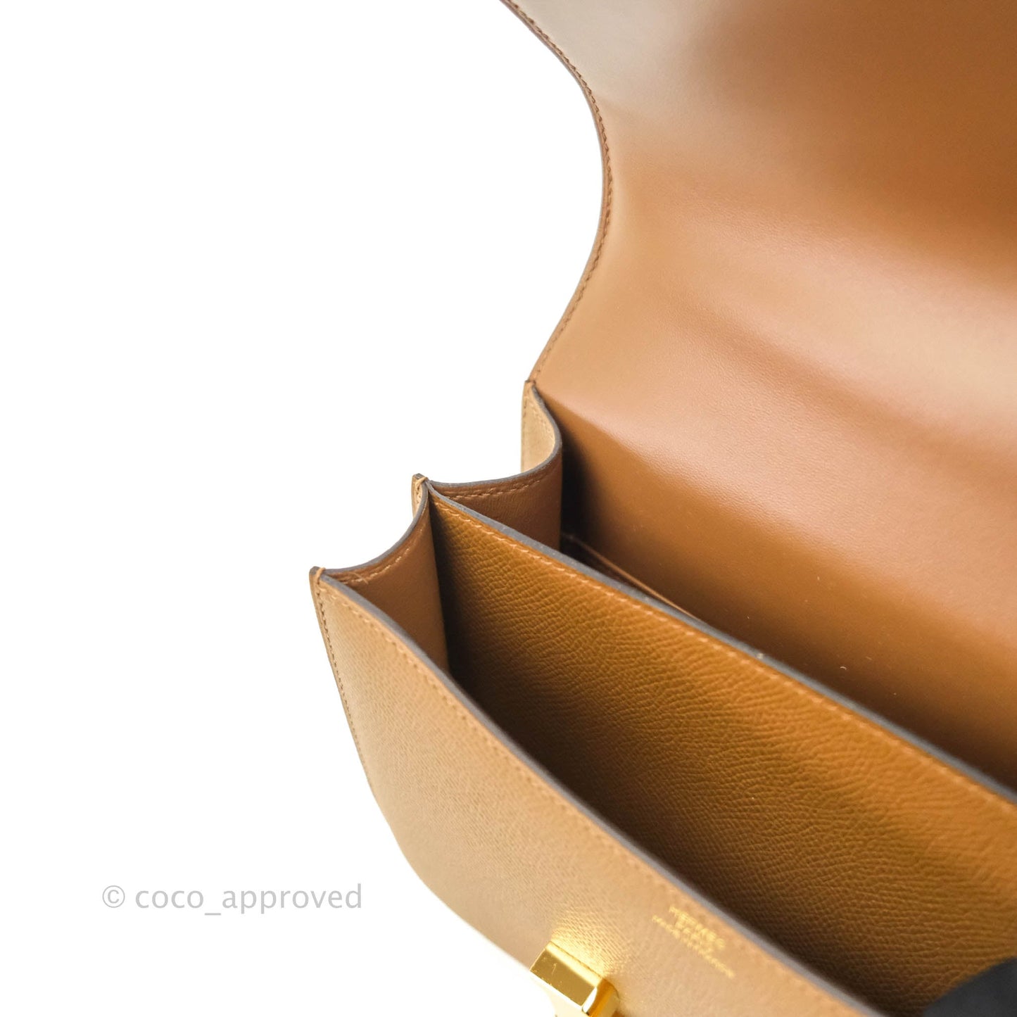 Hermès Constance Mini 18cm Alezan Epsom Gold Hardware