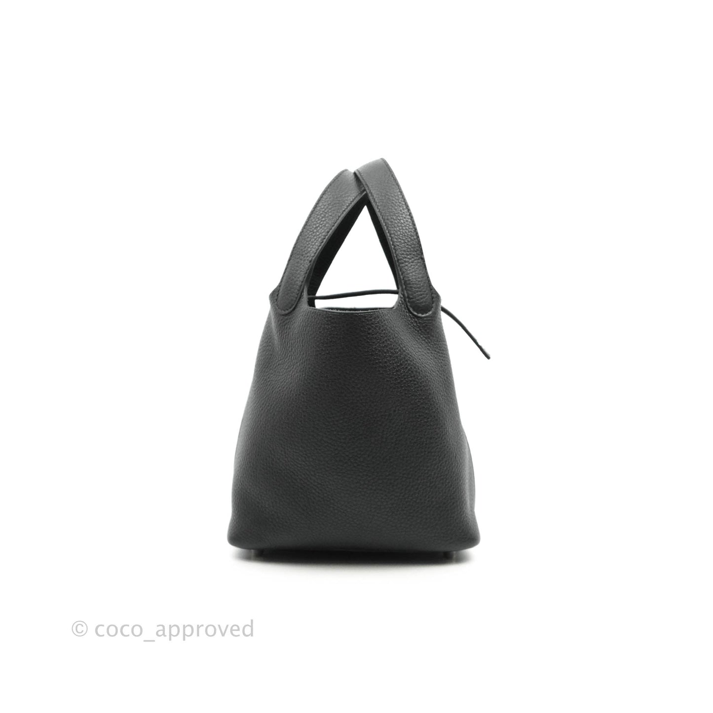 Hermès Taurillon Clemence Picotin Lock 18 PM Black Palladium Hardware