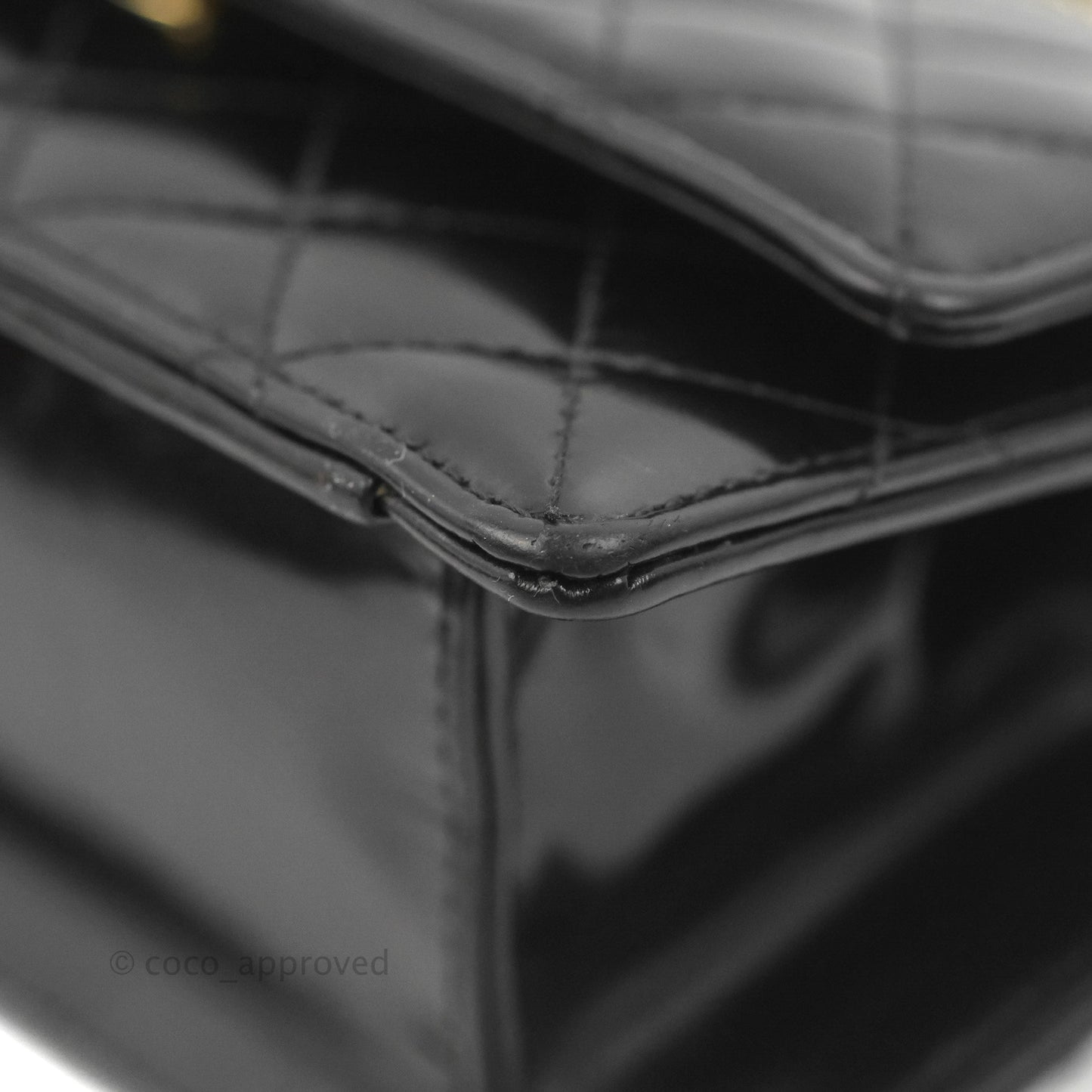 Chanel Mini Flap Clutch with Chain Black Gold Hardware
