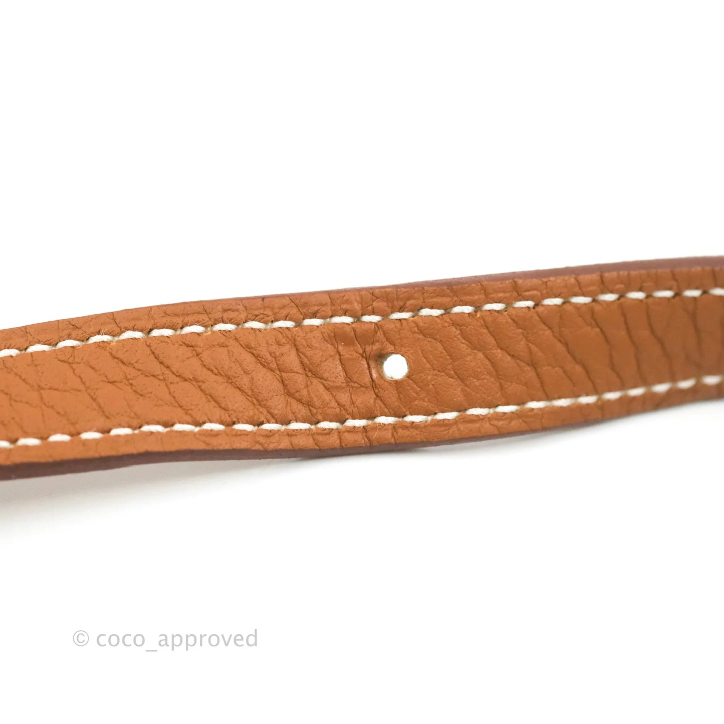 Hermès Halzan 25 Gold Clemence Palladium Hardware
