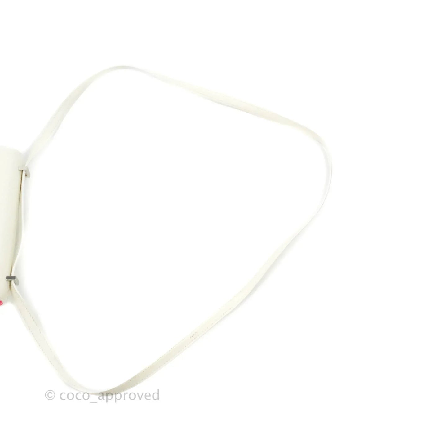 Hermès Constance HSS Mini 18cm White Evercolor Palladium Hardware